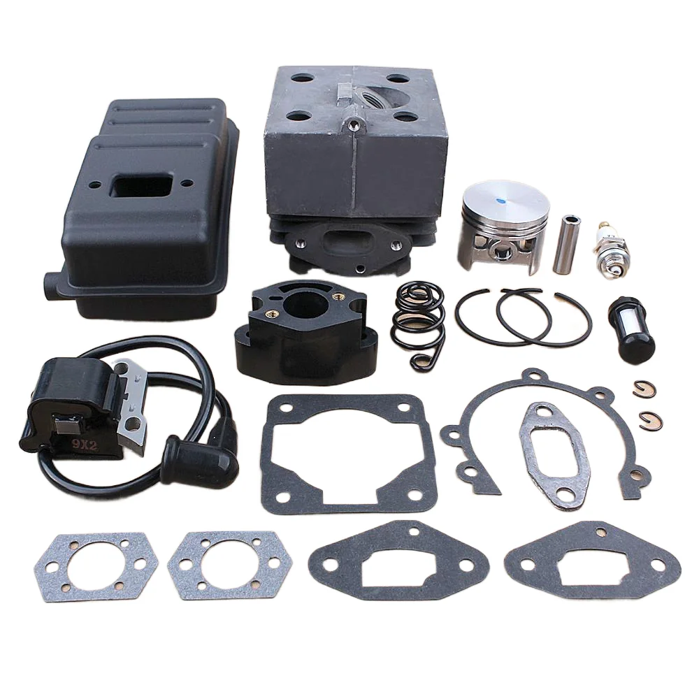 

Комплект глушителя цилиндра 46 мм для Stihl SR340 SR400 SR420 BR320 BR400 BR340 BR380 BR420, воздуходувка для листьев 4203-020-1201