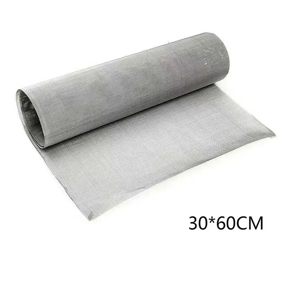 100 Mesh 60*30cm Stainless Steel Mesh Filter Mesh Metal Front Repair Fixed Mesh Filter Woven Wire Sieve Plate Screen Filter