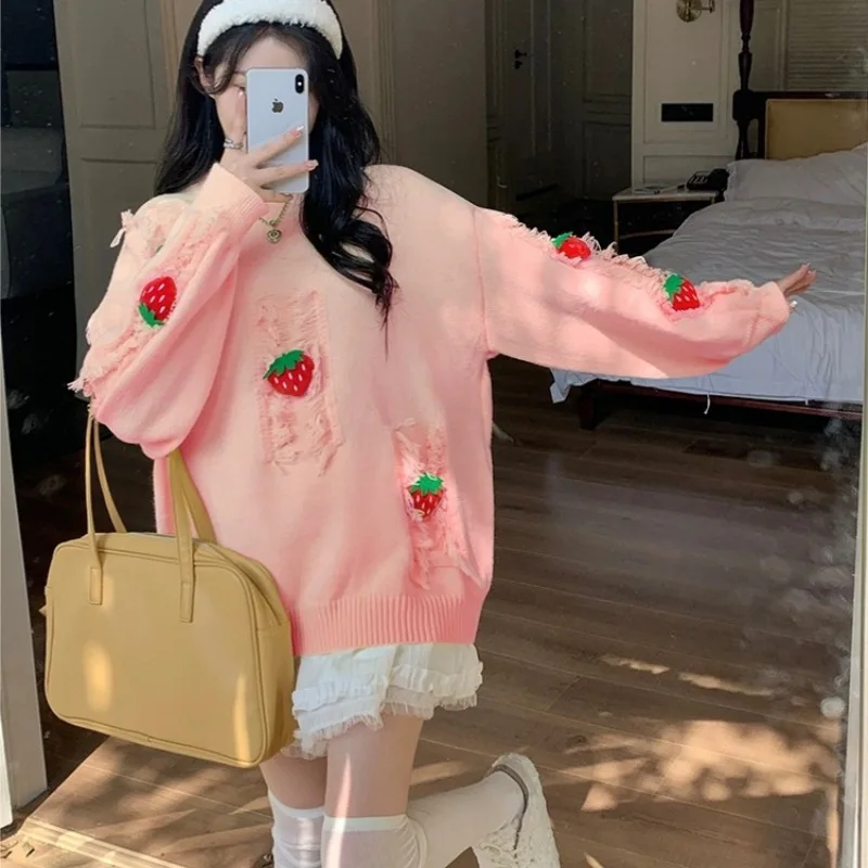 

Sweaterwoman Clothes Knitwearwomen's Sweaterwinter Sweaterkeep Warmnew Loose and Cute Stylesoft and Warm Sweater