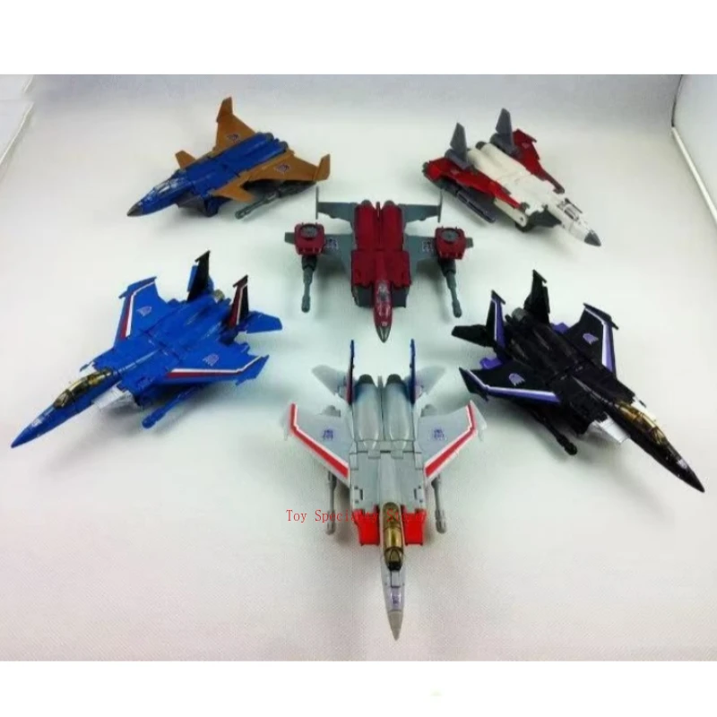 Originele Transformers Japanse VersieUN Limited "Starscream Skywarp Thunder" "Charge Elegy Jet" Anime Figuur Speelgoed Cadeau Collectie