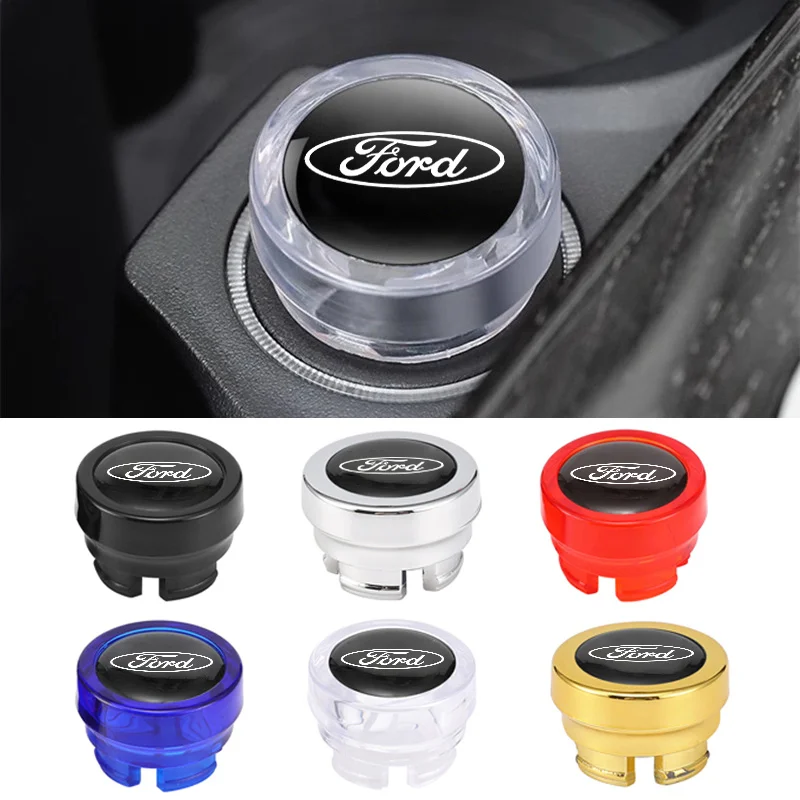 Cubierta antipolvo para encendedor de cigarrillos de coche, cubierta protectora de plástico impermeable para Ford Focus Mk3 Fiesta Ranger Mondeo S-MAX Kuga Mustang