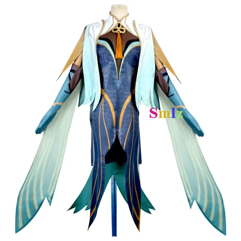 Cloud Retainer Cosplay Anime Impact Cosplay Cloud Retainer Women Dress Costume Wig Eyeglass Role Play Suit