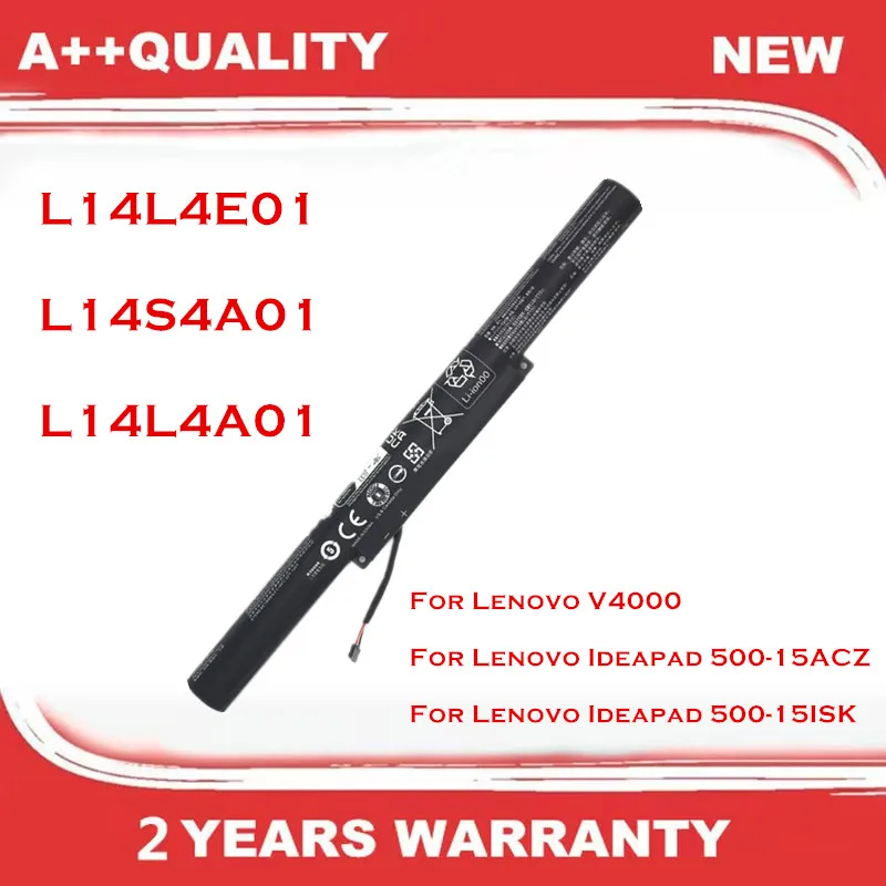 

L14L4E01 L14S4A01 L14L4A01 Laptop Battery For Lenovo Ideapad 500-15ACZ 500-15ISK V4000