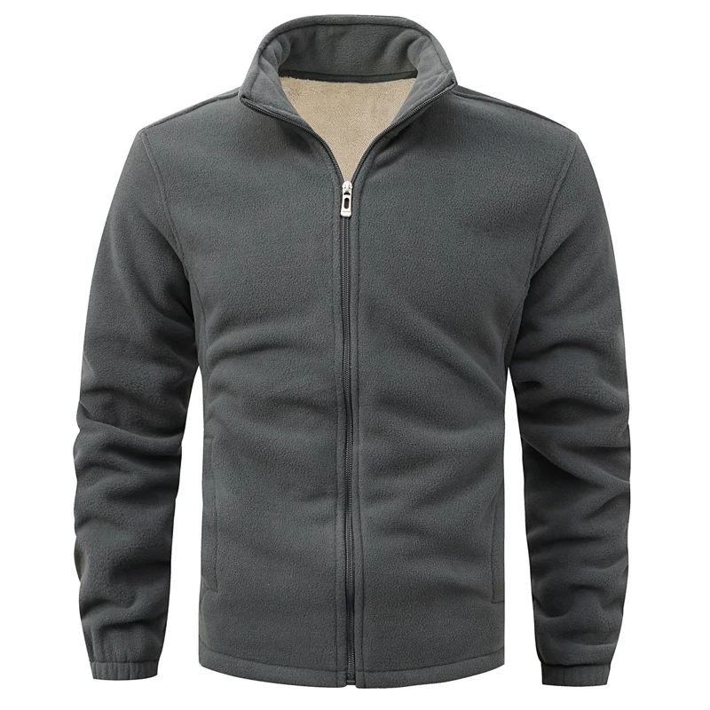 Autumn Winter Men's Polar Fleece Warm Jackets Fashion Men Softshell Sweatshirts Outdoor Men Thermal Windbreaker Zipper Jackets