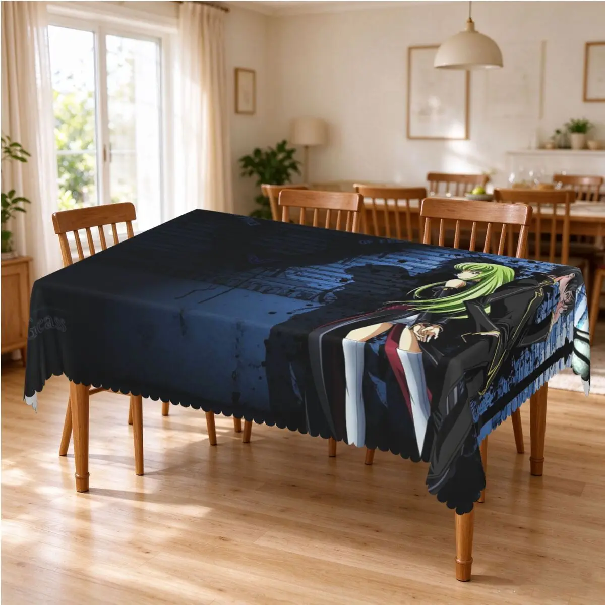 Code Geass Anime Tablecloth Restaurant Kitchen Rectangular Tablecloth Festival Party Decorations Tablecloth Dining Table Cover