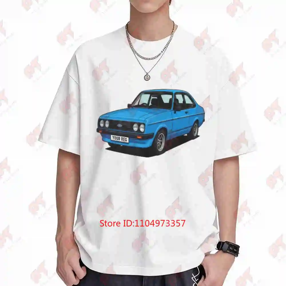 Classic Car Escort Short Sleeve Tee 100% Cotton T-Shirt