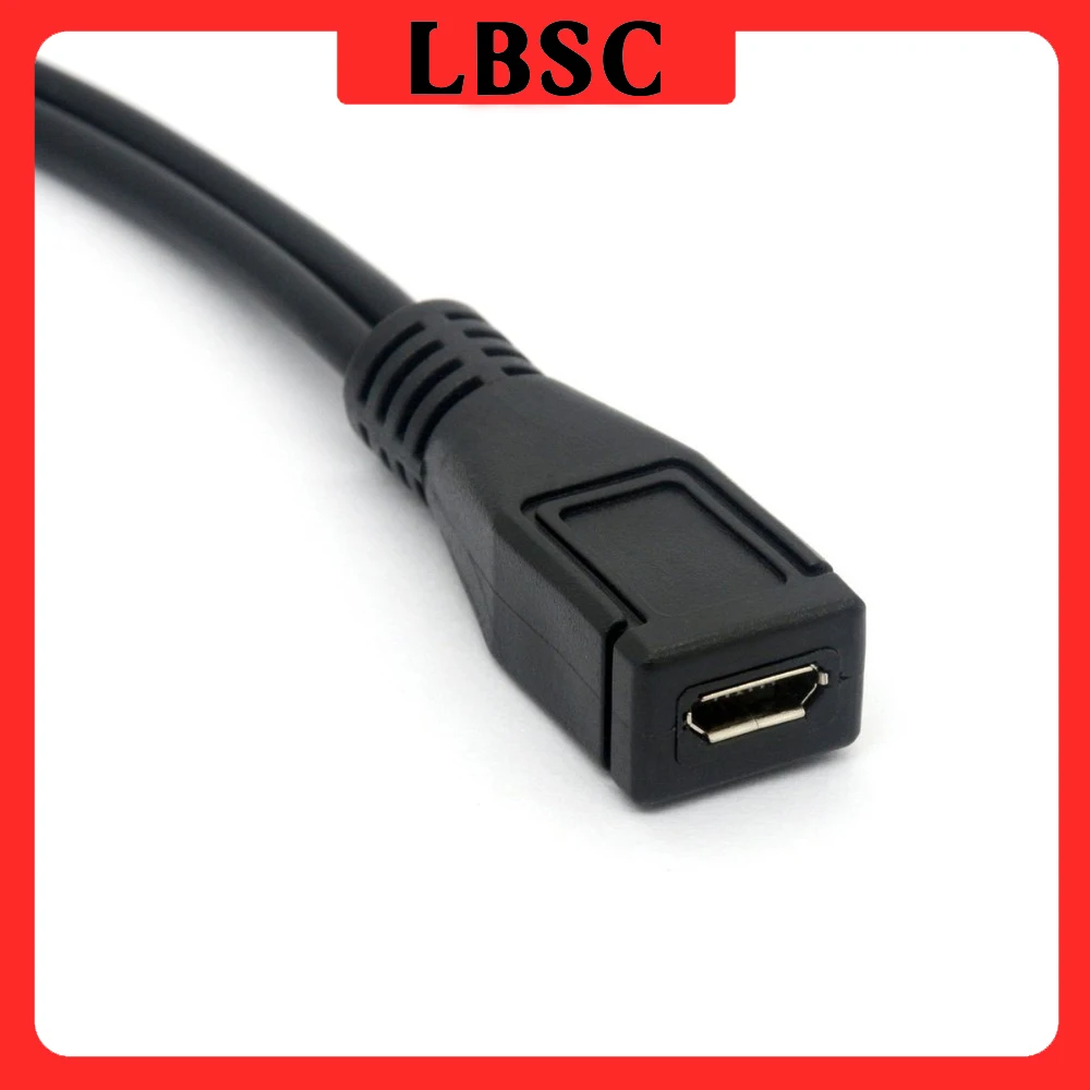 90 องศา Micro USB, micro USB 1 ถึง 2 Y Splitter Cable Right Angle 2 ชายหญิง Converter สายชาร์จความเร็วสูงสาย