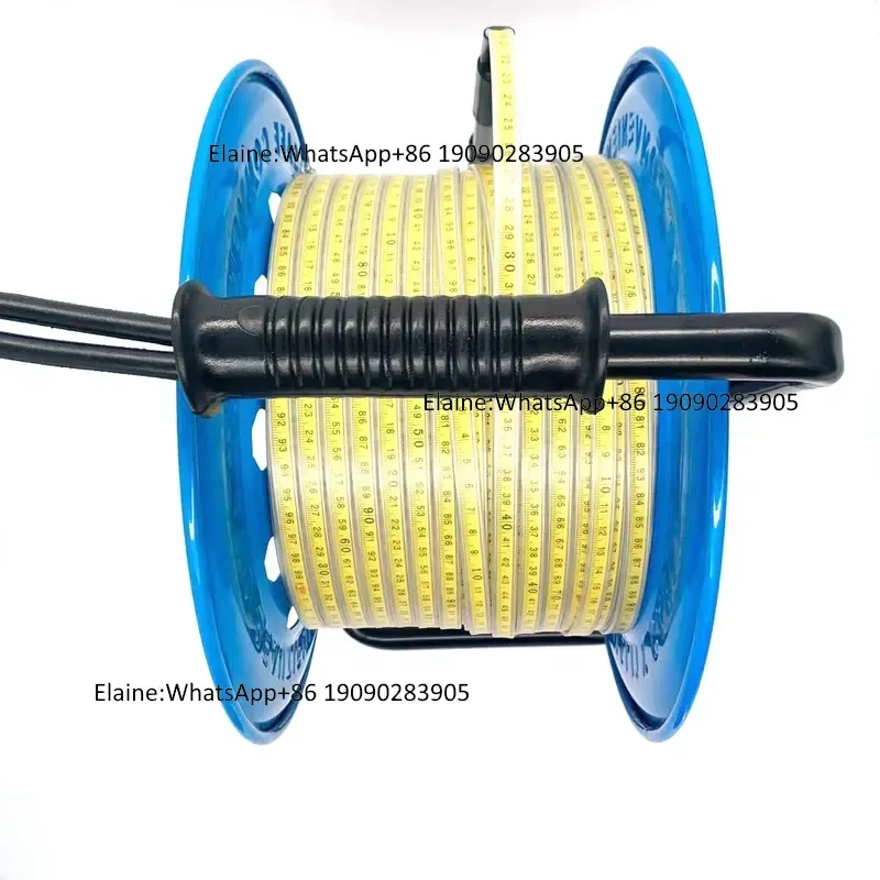 Deep Well Water Sounder Sensor Aluminum Alloy 200 Meters Deeper Level Measuring Instrument with 1mm Accuracy
