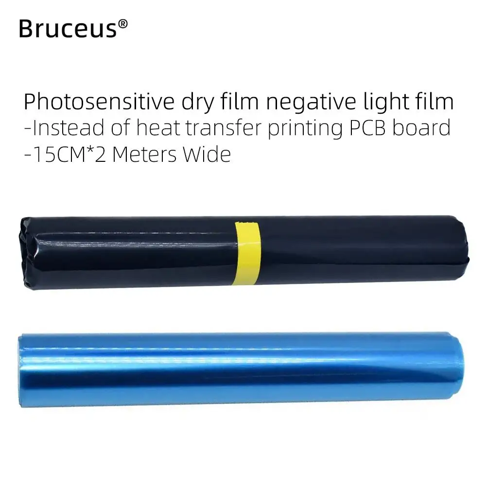 15CM*2M PCB Portable Photosensitive Dry Film For Circuit Photoresist Sheets 1M Brand Plating Hole Covering Etching