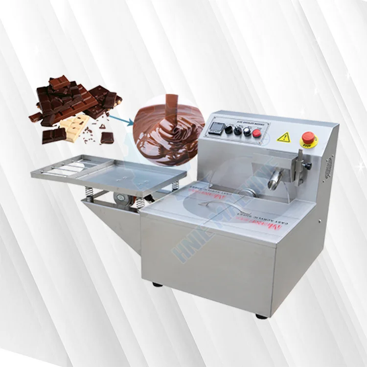 China Factory Automatic Chocolate Making Machine 8kg 15kg 30kg Mini Coating Machine Small Chocolate Tempering Melting Machine