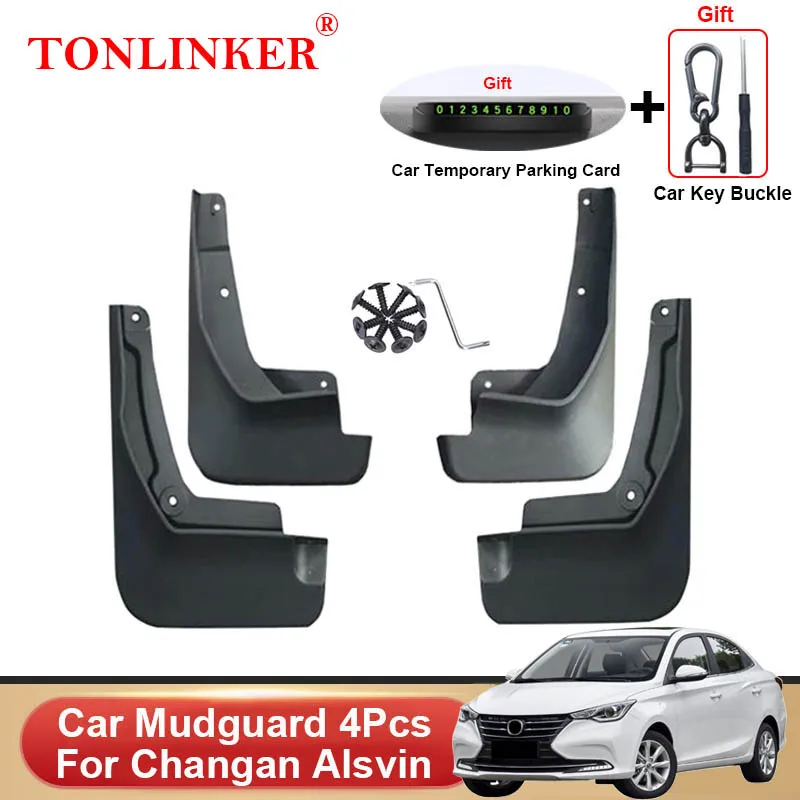 

TONLINKER Mudguard For Changan Alsvin 2023 1.5L Mud Flaps Mudguards Splash Guards Fender Car Mudflaps 4Pcs Car Accessories Goods