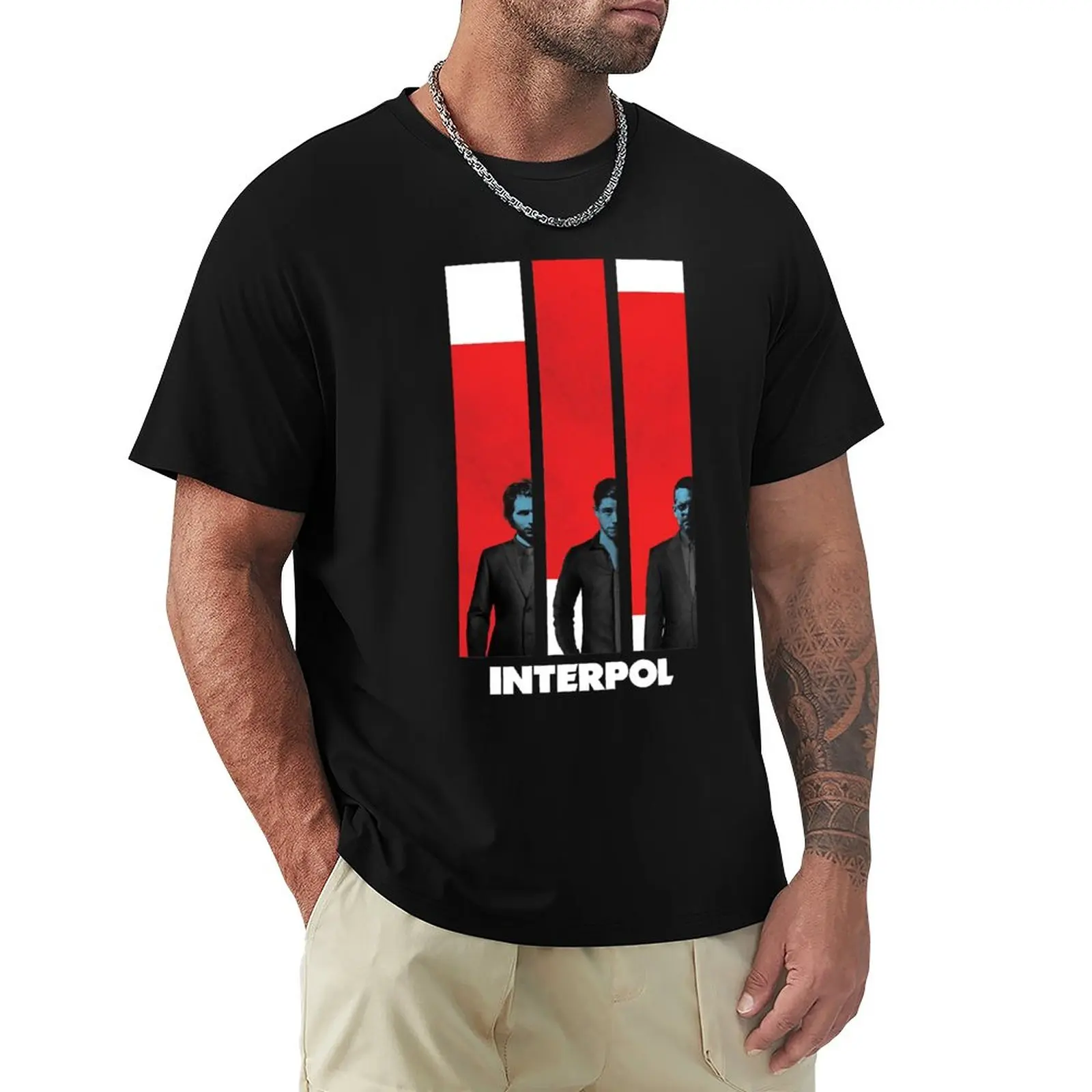 

Interpol band T-Shirt quick drying t-shirt customized t shirts graphics t shirt summer clothes t shirts for men pack