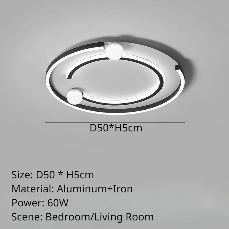 SANDYHA سقف ليد حديث ضوء مصباح الشمال نمط لغرفة النوم غرفة المعيشة ديكور المنزل تركيبة إضاءة الإبداعية 2023