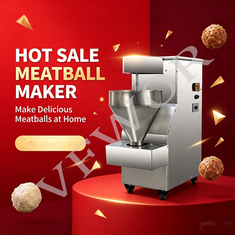 Meatball Equipment Continuous Duty Rated Electric Meat Forming System Chicken Meatball Maker Meatball Shaping Machine