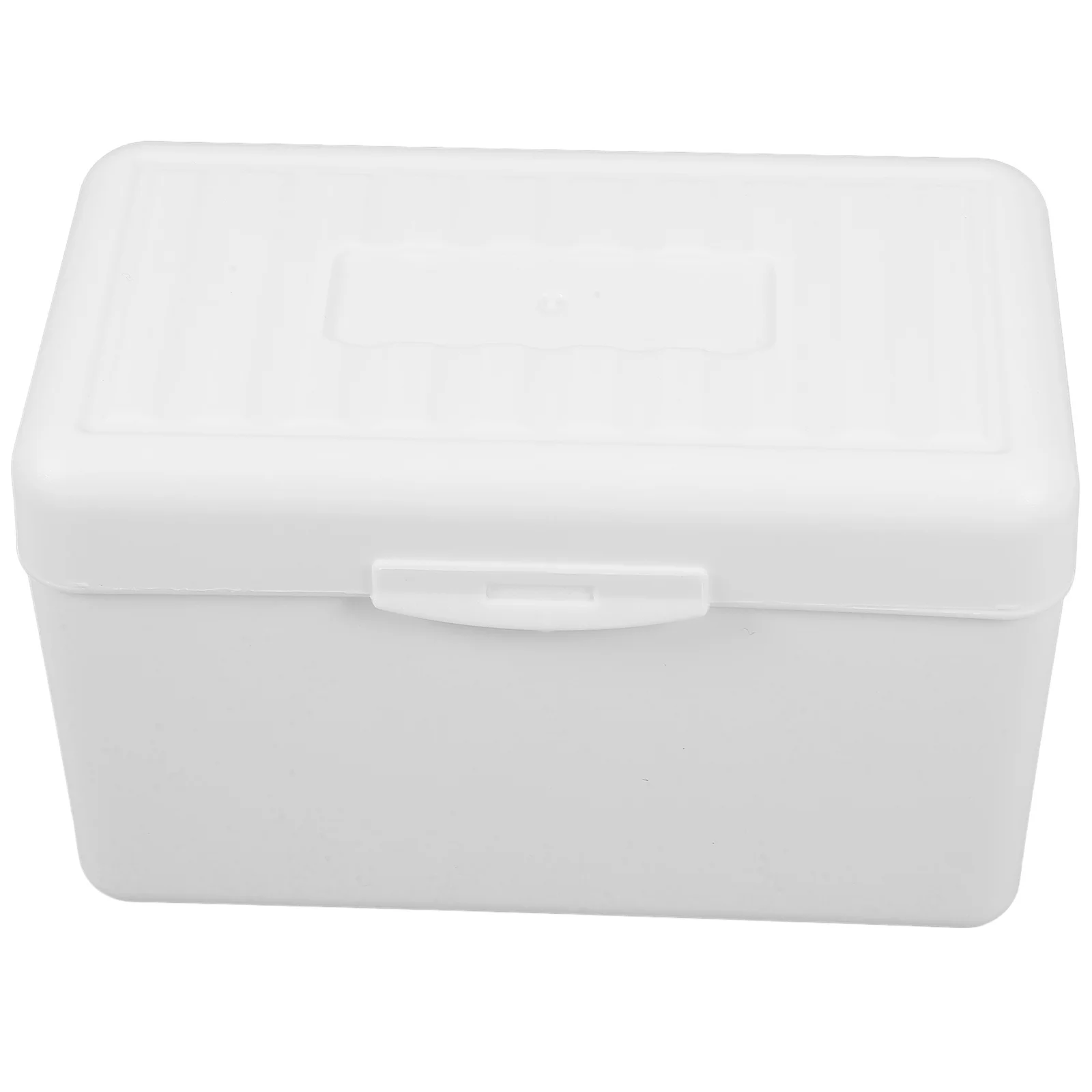 

Box For Office Business Card Holder Organizer Plastic Storage Box Desktop Cards Container Portable Office Accessory Index