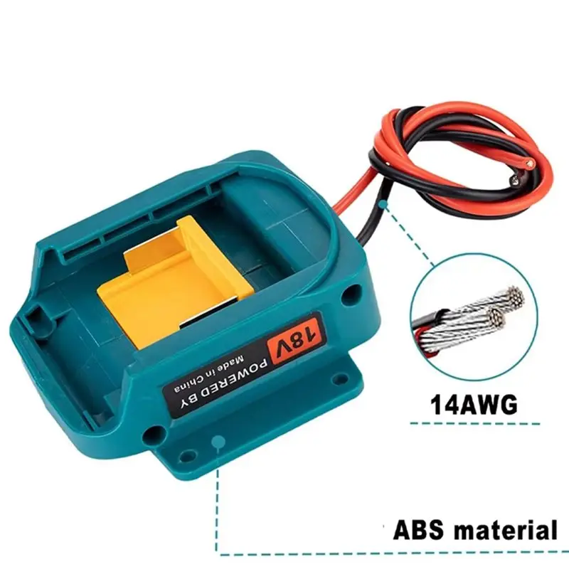 Y47A Battery Adapter for 18V Battery Power Wheel DIY RC Car Converter with Fuse Switch for Robotics Applications