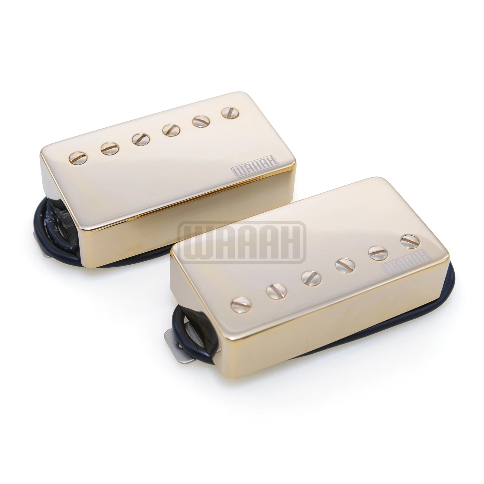 captadores waah 1pcs Alnico V Humbucker Pickups waaah SH2andSH4  Nickel Gold Zebra Black Cream White Color WAAAH Logo WAA5PHBSH