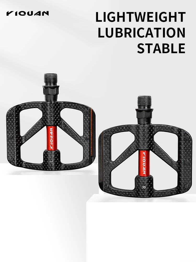

​​YIQUAN Road Bike Pedals Aluminum Alloy Die-Cast with Dual DU Bearings, Waterproof Dustproof for Outdoor Cycling Accessories​