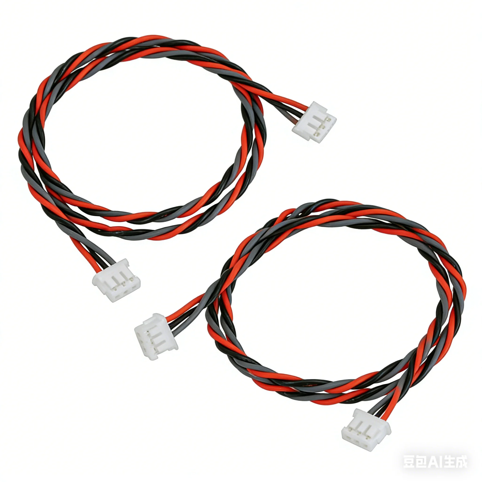 2Pcs RC 30CM RC JR FUTABA Remote Receiver Satellite Extension Wire Cables