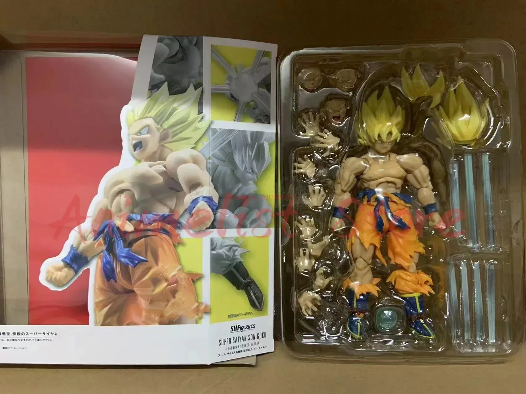 Anime Dragon Ball Z Shf Super Saiyan Blue Goku Figures Battle Damage Pvc Ko Model S.H. Figuards Action Figure Toy Gift In Stock