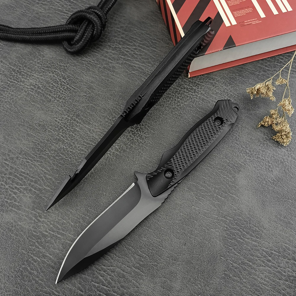 المحمولة التخييم EDC خفيفة الوزن شفرة مثبتة سكين مع ABS مقبض في الهواء الطلق متعددة الوظائف الصيد التكتيكية المطبخ سكينة فاكهة