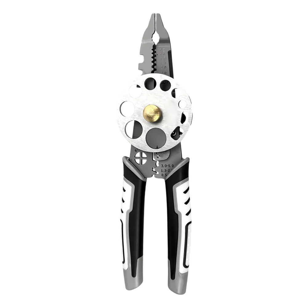 

Electrician Tool 215*62*20mm Wire Stripping Tool Comfortable Grip Crimping Tool Cutting Pliers Professional Use
