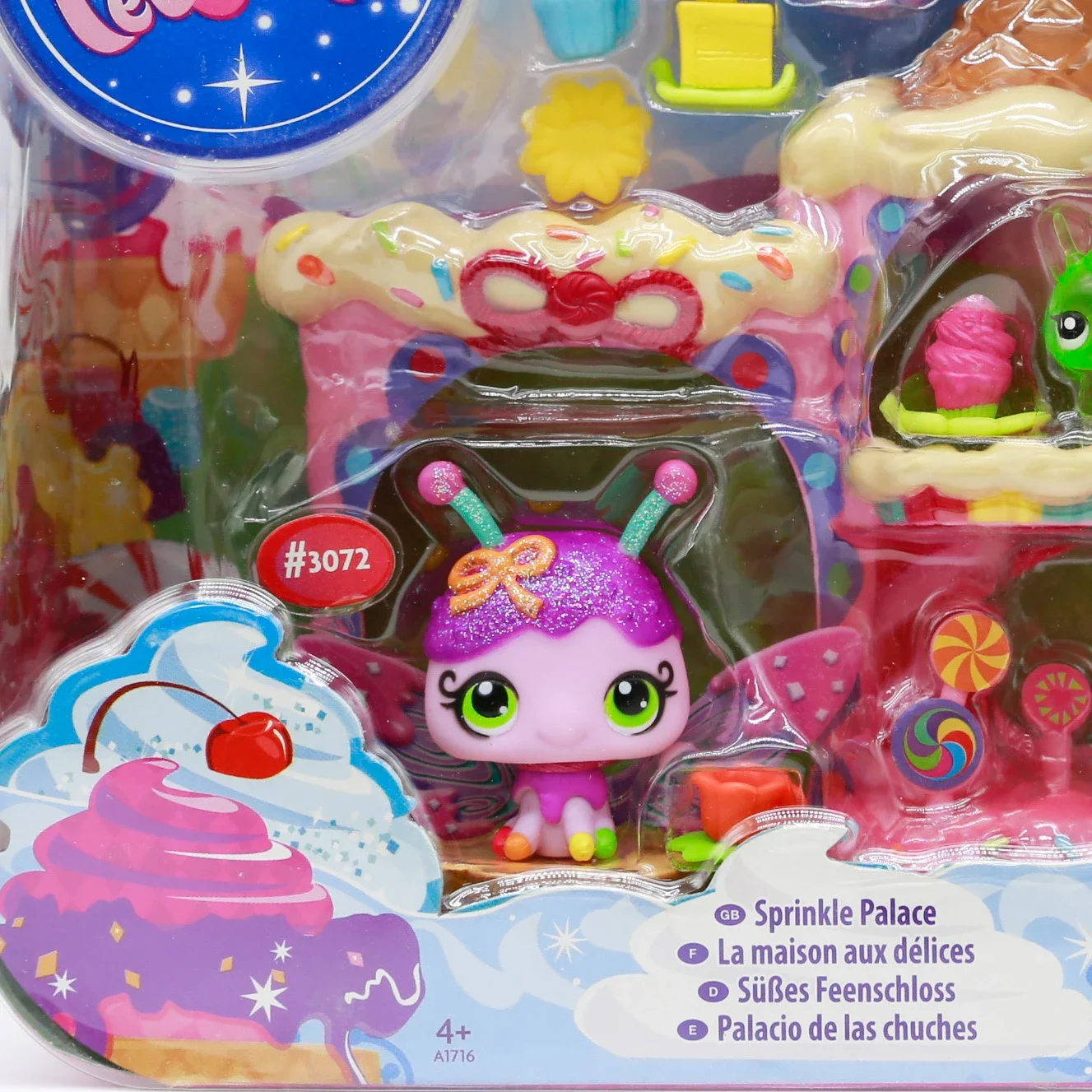 Hasbro 애니메이션 피규어 Littlest Pet Shop 귀여운 인형 장난감 Candysweet Fairies Sprinkle Palace Collection 어린이 생일 선물