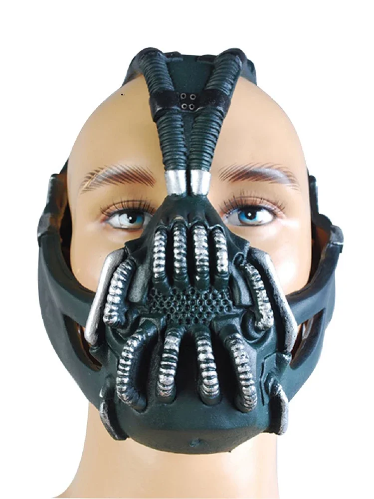 Bane Headwear Mask Male Super Villain Cosplay Costume Accessories Men Adult Helmet For Halloween Carnival Role Play Props