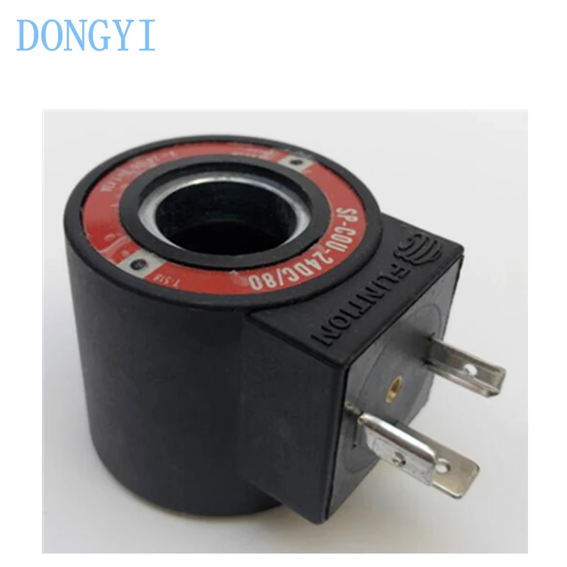 Solenoid Valve Coil SP-COU-24DC/80 SP-COU-12DC/80 SP-COI-230/50/60/80 Inner Diameter 18mm Height 39mm