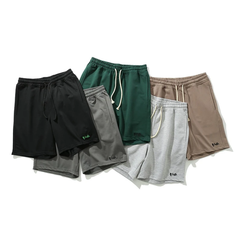 2023 Summer Men's Sports  Fitness Running Shorts Casual  Loose Middle Quarter Pants Basketball