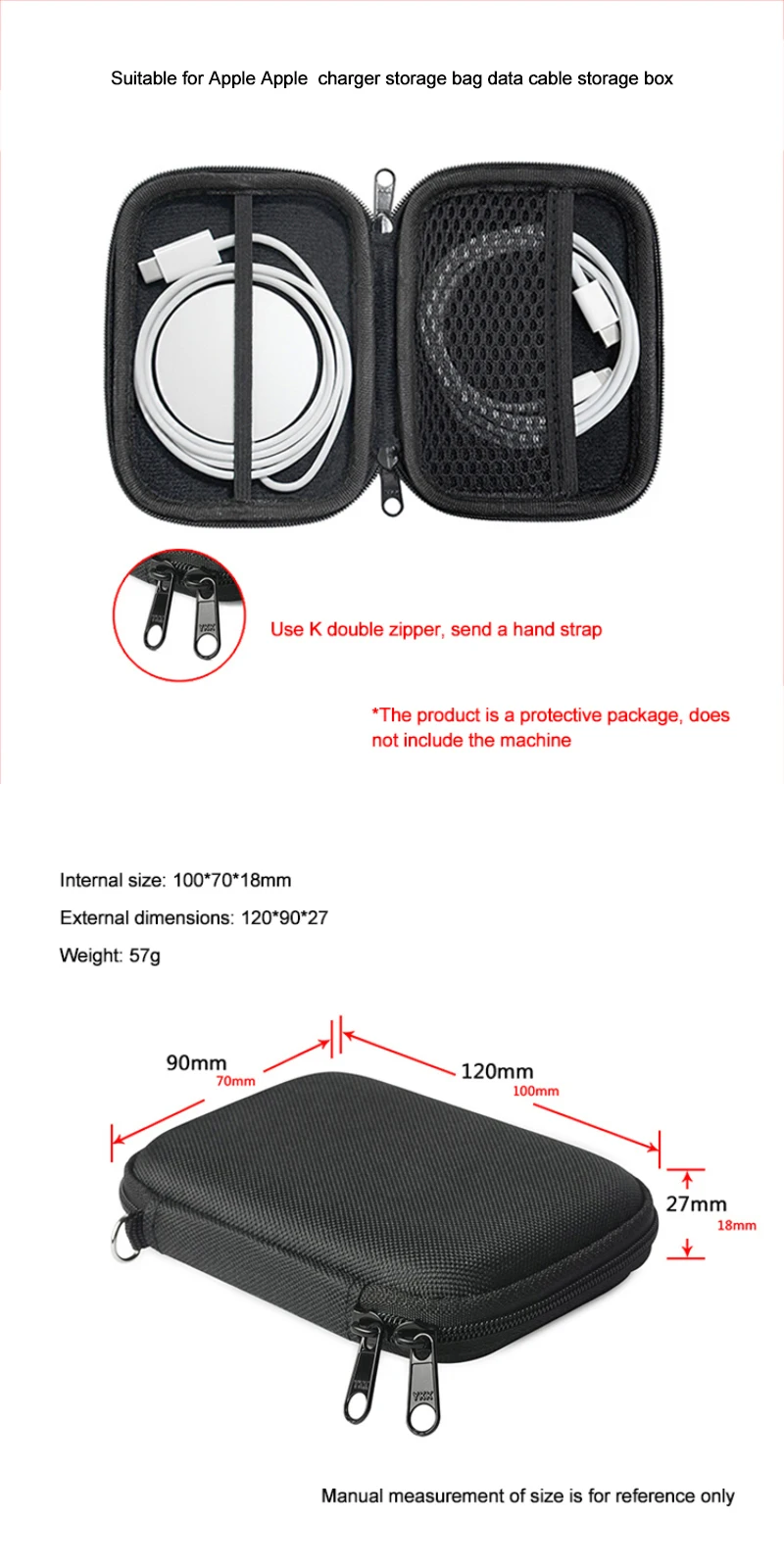 Coiled  Keyboard Cable for Mechanical Keyboard,  Double Sleeved Cable with Organizer Zipper Box ﻿