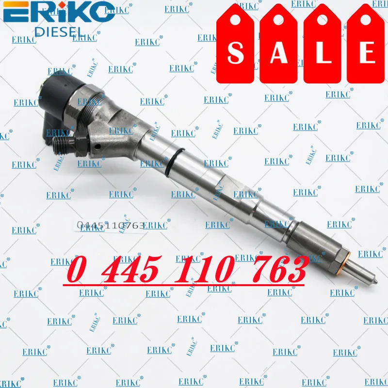 

ERIKC 0 445 110 763 Common Rail Fuel Injector 0445110763 Auto Engine Injection 0445 110 763 Diesel Oil Pump Injection 0433171848