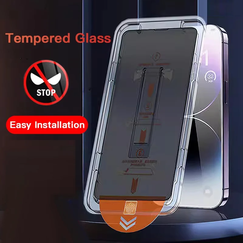 

For XiaoMi 15 13T Pro 12x 11 Lite 14 Civi 12S Ultra Easy Install Screen Protector Privacy Anti-peeping Spy Tempered Glass Film