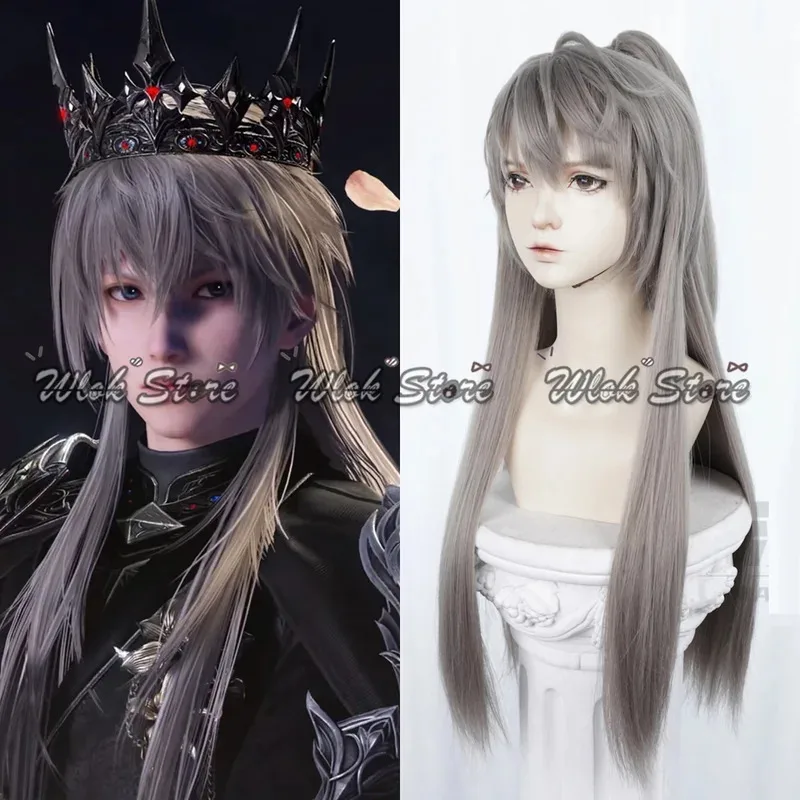 Zizi 2025 لعبة الحب والمساحة العميقة تأثيري ملك الظلام Xavier شعر مستعار اصطناعي شعر طويل الرجال النساء حفلة الهالوين #2