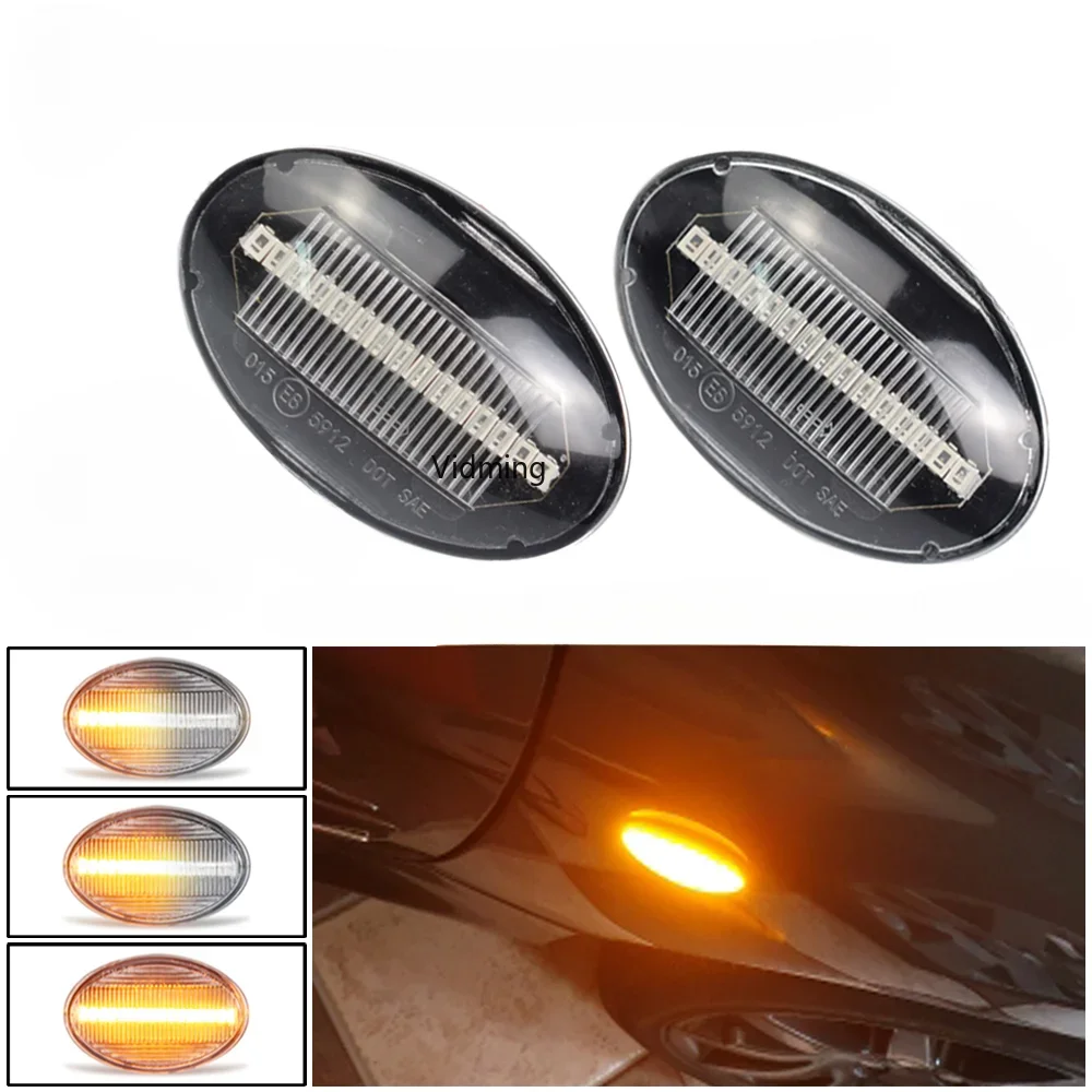 Dynamic Blinkers LED Turn Signal Mirrors Side Marker Lamp Car Lights For Ford Fiesta III IV MK3 MK4 KA Mondeo I Transit Tourneo