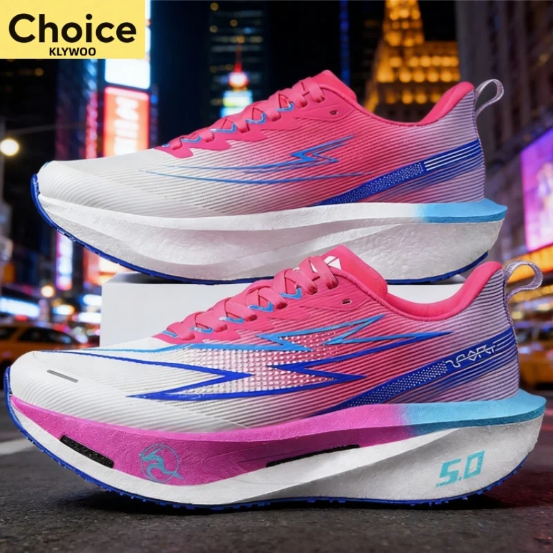 

Мужские и женские кроссовки для бега с карбоновой пластиной, специализированные для марафона, дышащие, легкие, удобные, спортивные, повседневные