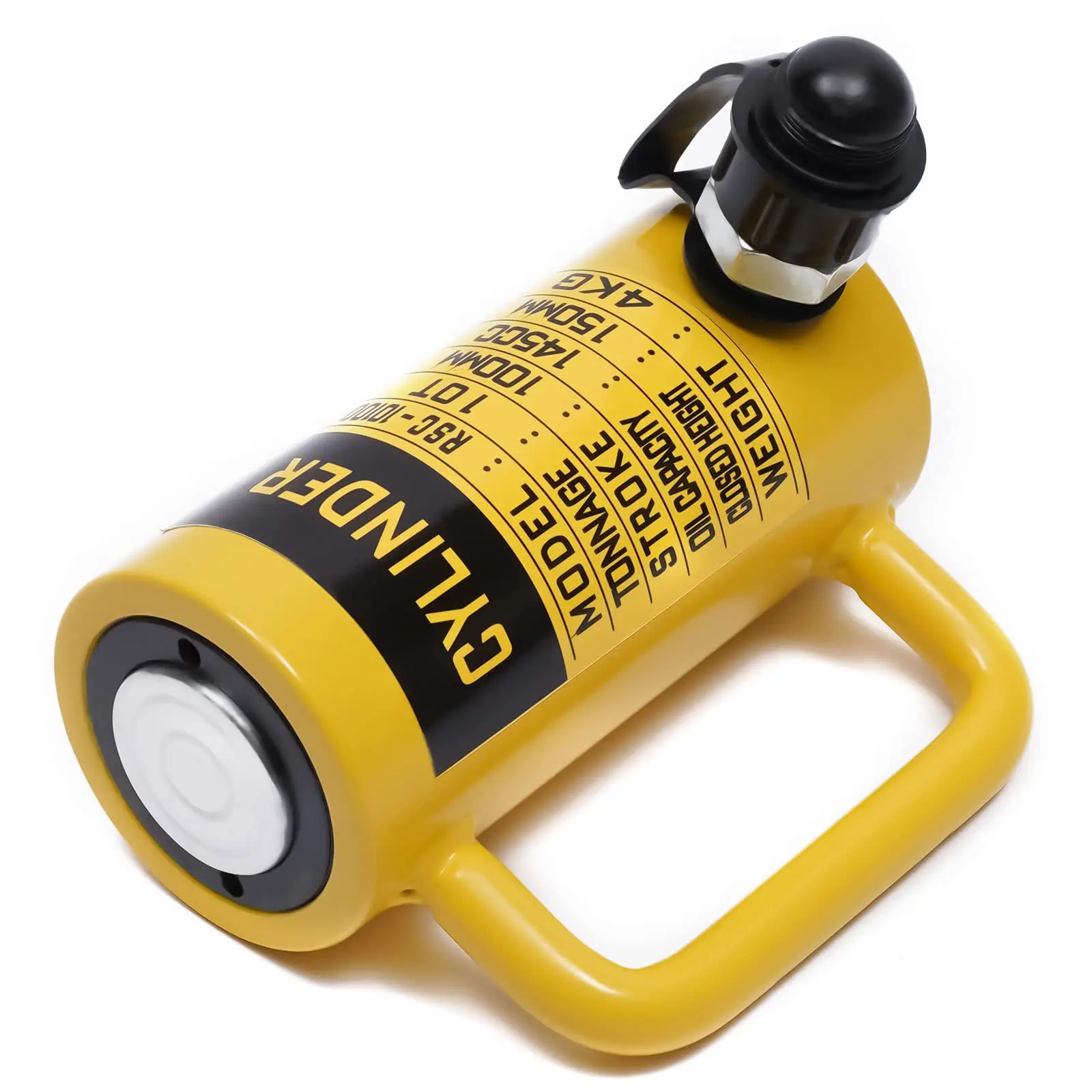 10 طن رافعة اسطوانة هيدروليكية واحدة التمثيل الهيدروليكية رام اسطوانة 100 مللي متر 4 "السكتة الدماغية الهيدروليكية الصلبة جاك الصناعية رفع جاك