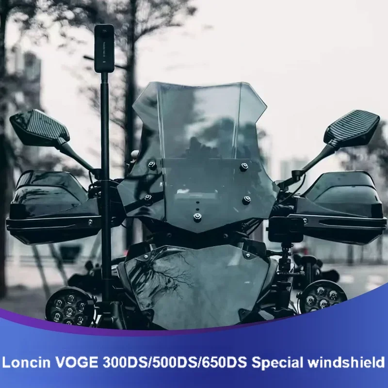 For Loncin VOGE Valico 300DS 500DS 650DS Wind Screen Deflector 650DS  WINDSHIELD New Motorcycle Screen Windshield