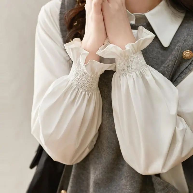 31BF Autumn and Winter Sleeveless Sweater Vest Round Neck Knitted Vest for Women Girl