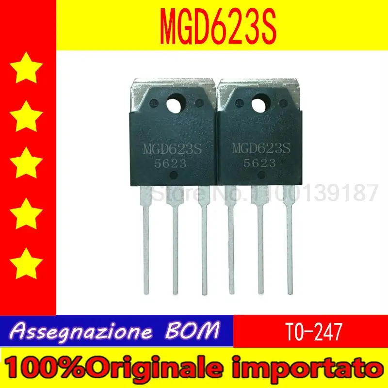 10pcs/lot   MGD623S TO-247 IGBT tube 50A 600V treadmill high power tube