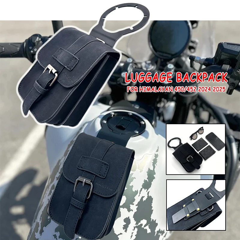 Motorcycle Fuel Tank Bag New Backpack Fuel Tank Cell Phone Bag For Himalayan 450 Himalayan 452 Himalayan450 Himalayan452 2024