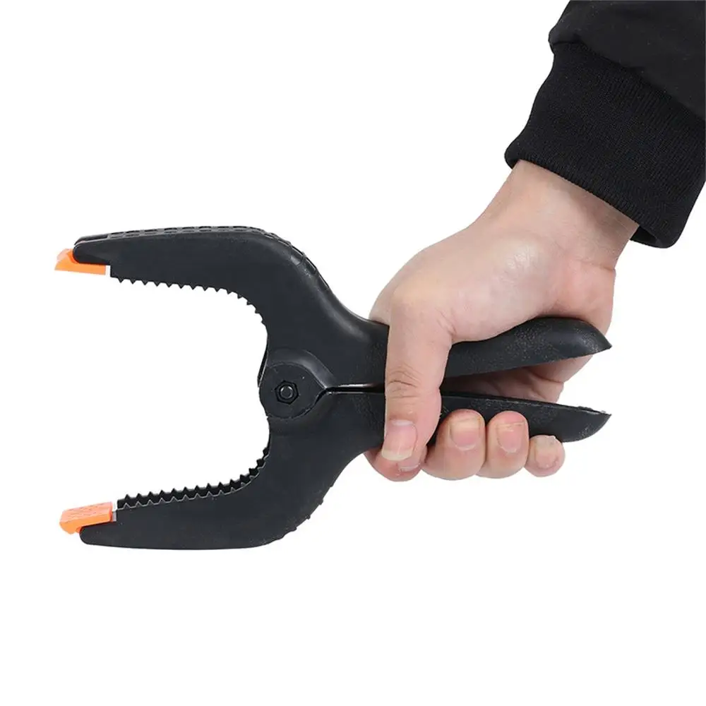 6 Pcs Heavy Duty Plastic Spring Clamps 3 Inch for Woodworking Canvas Paper Painting Photography Background Clip