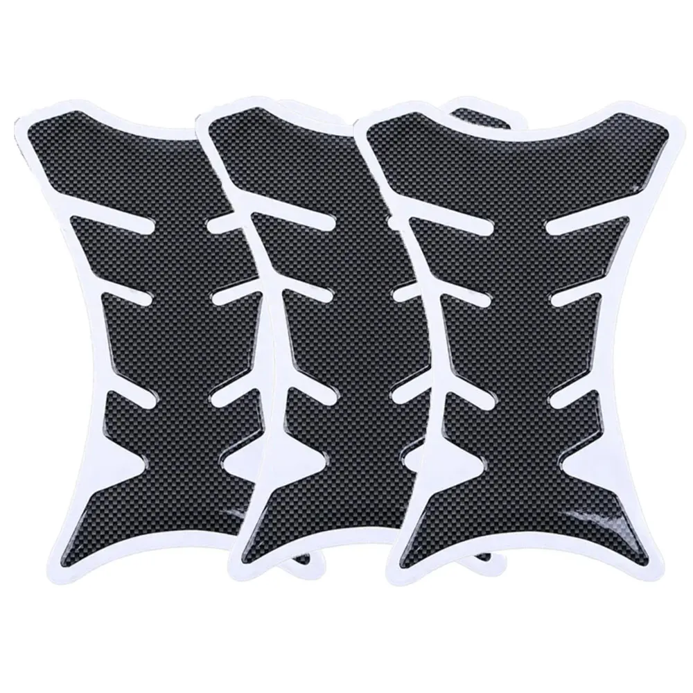 3D Motorrad Carbon Faser Tank Pad Tankdeckel Schutz Racing Aufkleber Universal für HONDA SUZUKI Yamaha Kawasaki KTM Hayabus