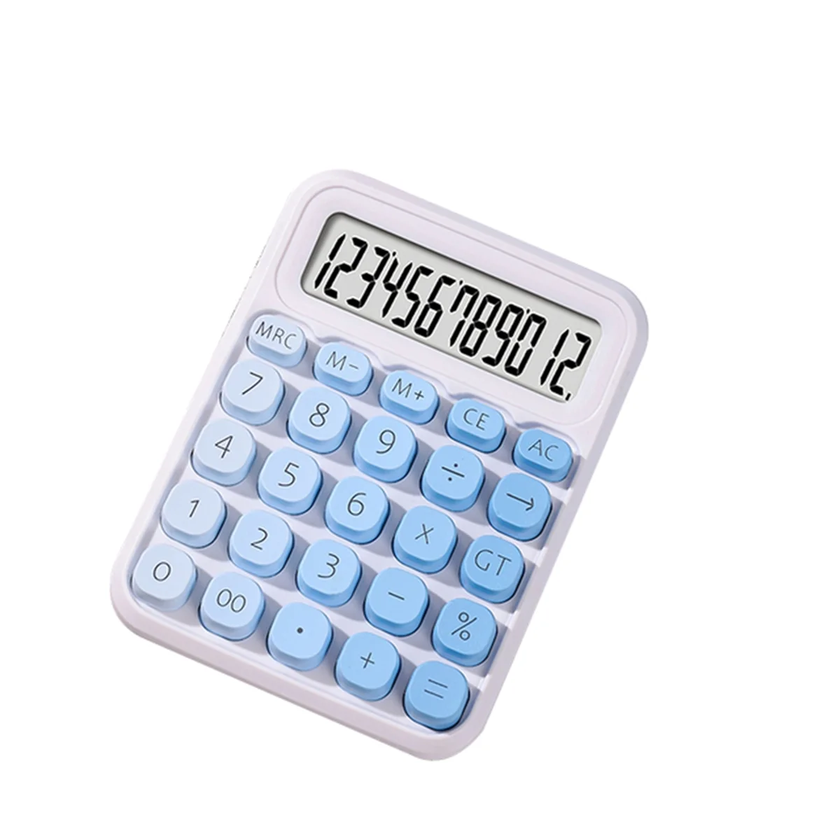 PROFESSIONAL USE Calculator with Dual Power Supply 12 Digits for Electronic Calculator Home School Financial Accounting Tools C