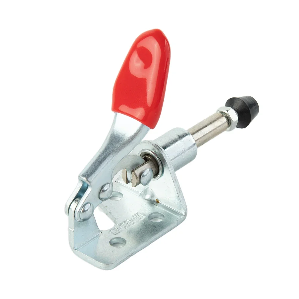 GH301AM Toggle Clamp com alça coberta, 45Kg de capacidade, garante fixação segura e eficiente, adequado para reparar o campo