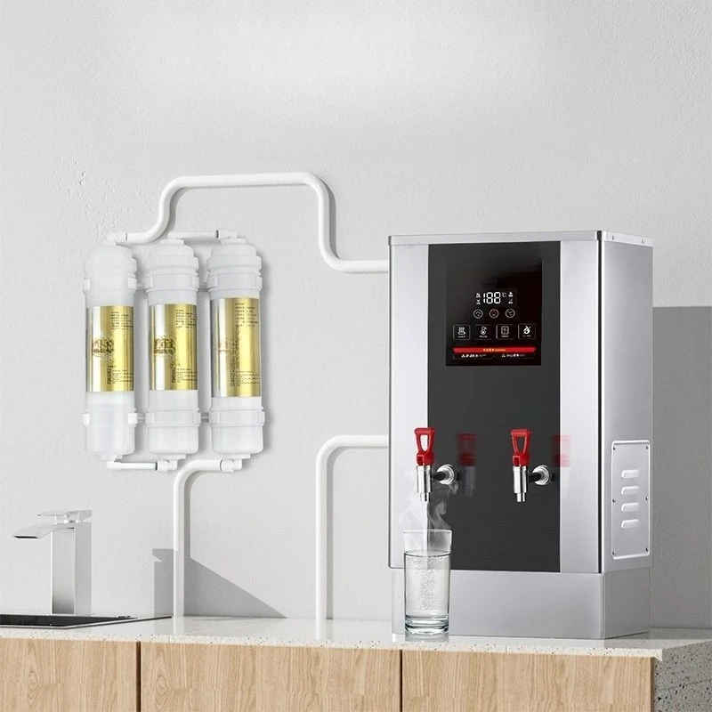 

Commercial water dispenser Intelligent electric water heating machine Automatic water inlet Stainless steel school hotel