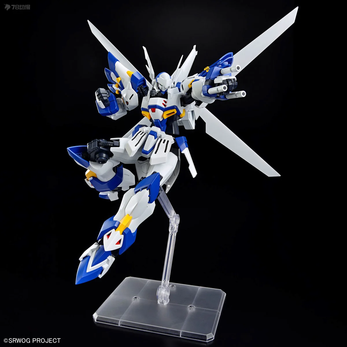 Bandai Origineel Bandai Uitgebreid Assemblagemodel HG Super Robot Battle White Knight Anime Actiepop Montagespeelgoed Cadeau