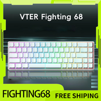 Feker Fighting68 Magnetic Switch Keyboard 8K Low latency Wired Mechanical Keyboard Customize Fighting 68 Valorant Gamer Keyboard