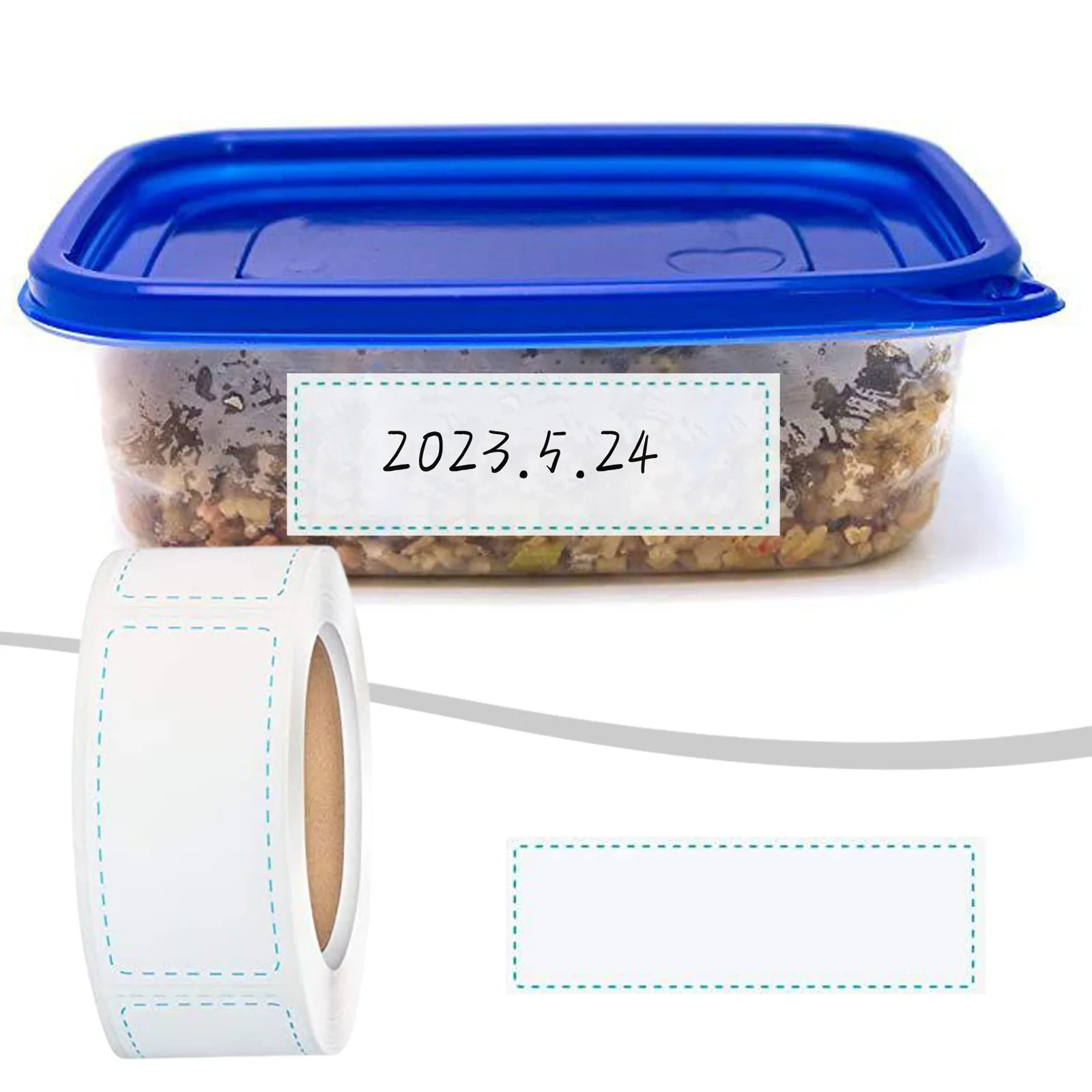 Food Storage Bags Stickers Labels For Freezer Refrigerator 1x2inch 2.5x5cm Sheets Index Tab Stickers For Home Supplies