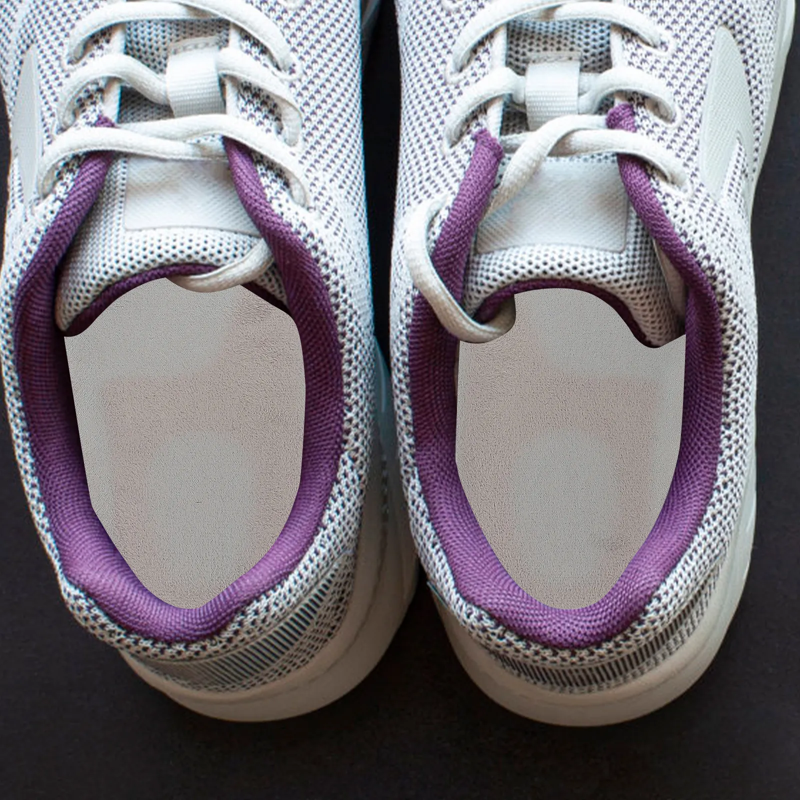 Comfortable Silicone Shoe Inserts for Walking Running Sports Shock Absorbing Cellular Design Sweat Wicking Gel Insoles Size M